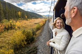 Rocky Mountaineer Train - Rear Viewing Deck