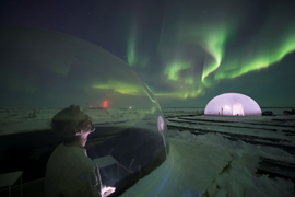 Nothern Lights Domes, Manitoba, Churchill